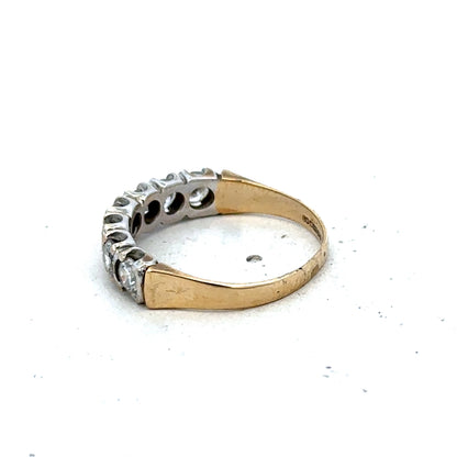 9ct yellow gold ring size Q (sh25600l)