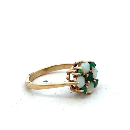 9ct yellow gold ring size M (sh25593l)