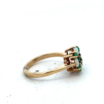 9ct yellow gold ring size M (sh25593l)