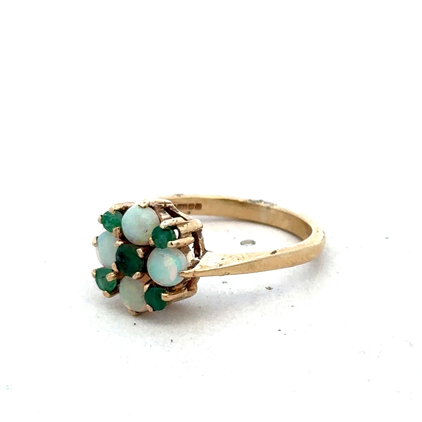 9ct yellow gold ring size M (sh25593l)