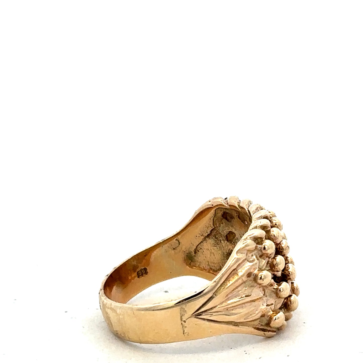 9ct yellow gold keeper ring sh25640l