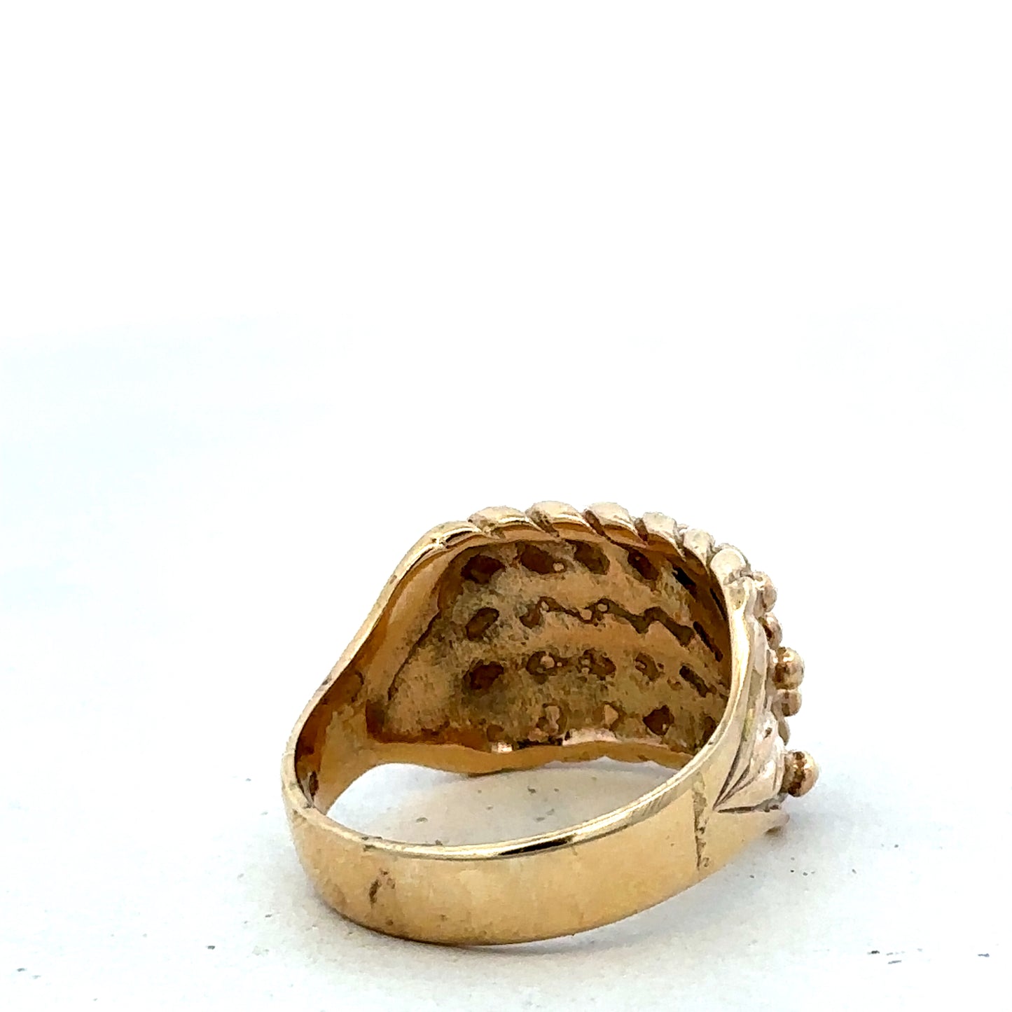 9ct yellow gold keeper ring sh25640l