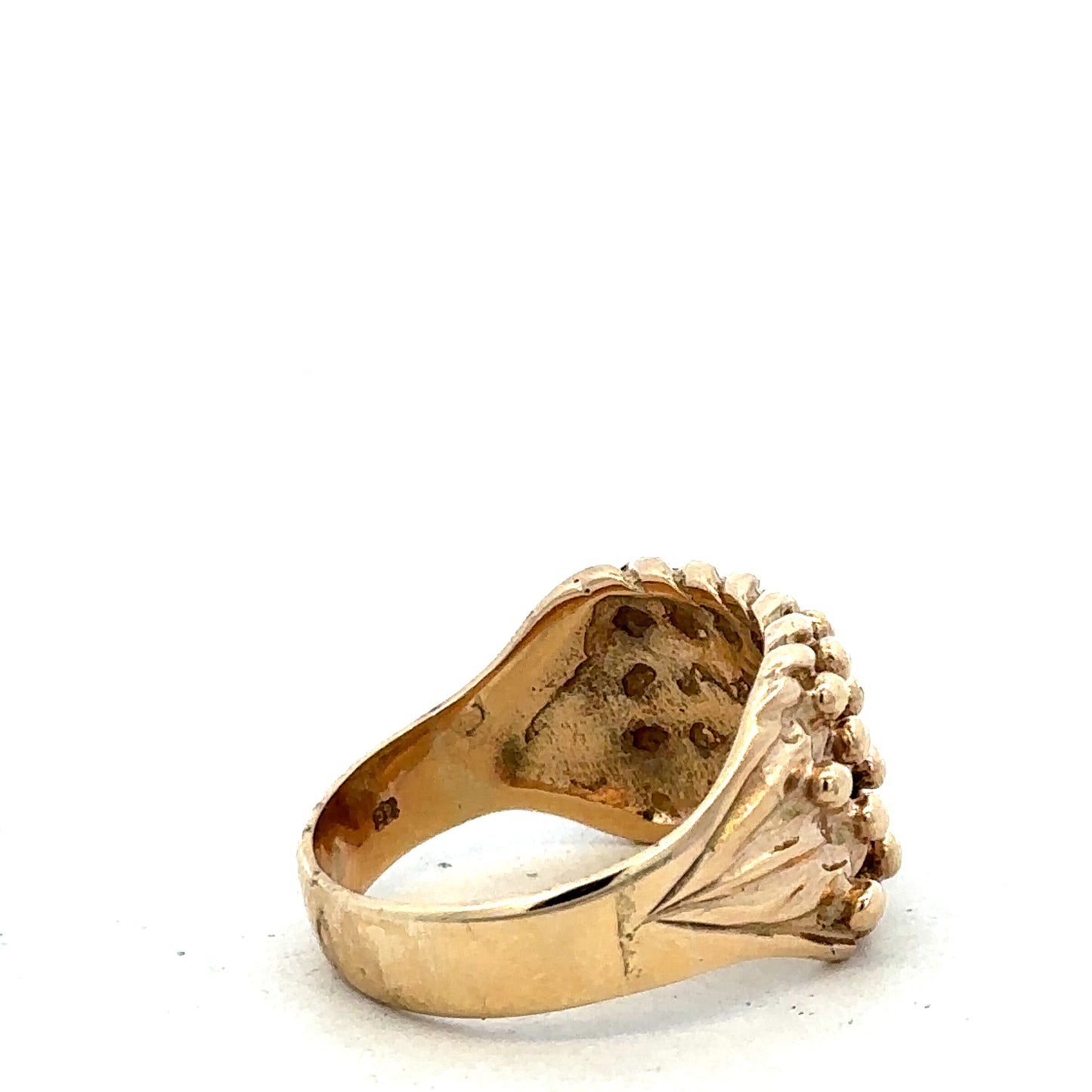 9ct yellow gold keeper ring sh25640l