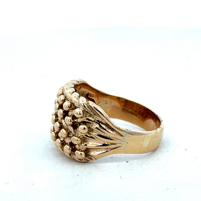 9ct yellow gold keeper ring sh25640l
