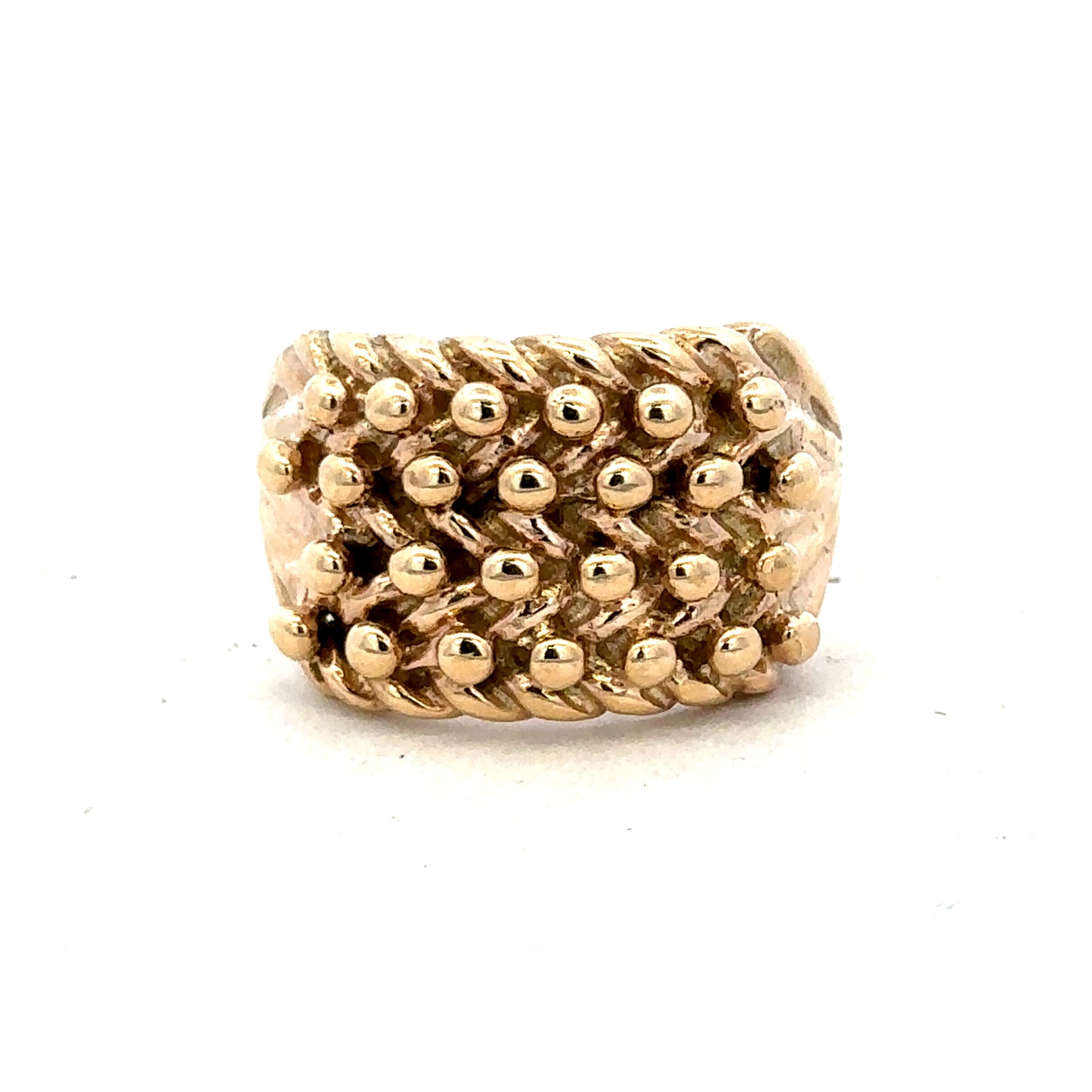 9ct yellow gold keeper ring sh25640l