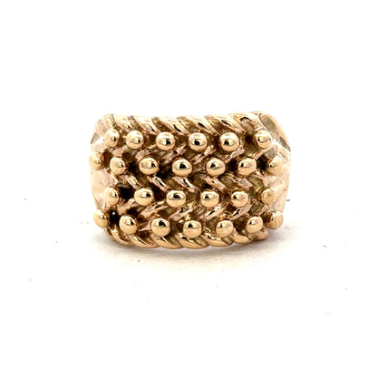 9ct yellow gold keeper ring sh25640l