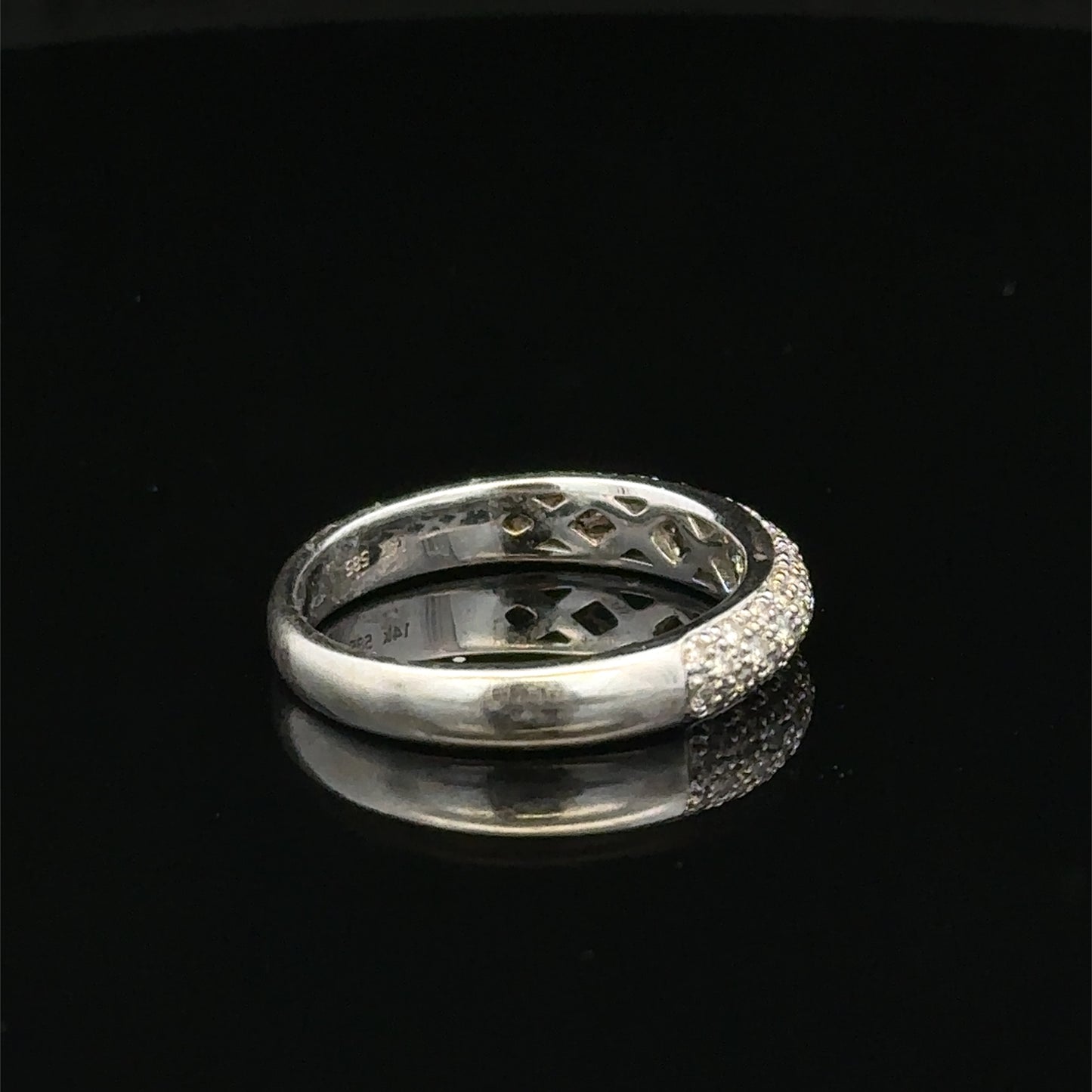 14ct white gold diamond ring  sh27476b