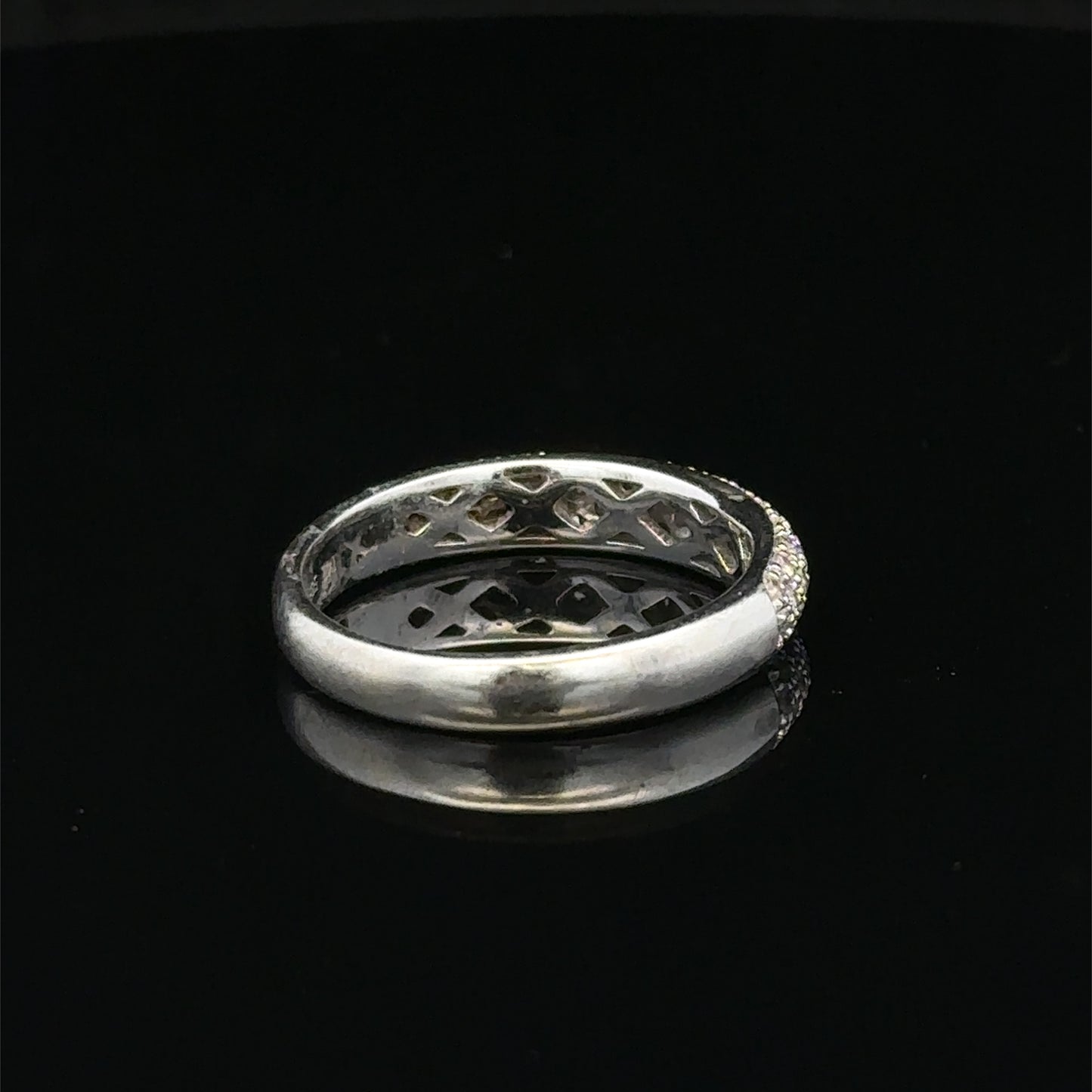 14ct white gold diamond ring  sh27476b