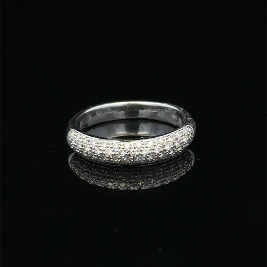 14ct white gold diamond ring  sh27476b