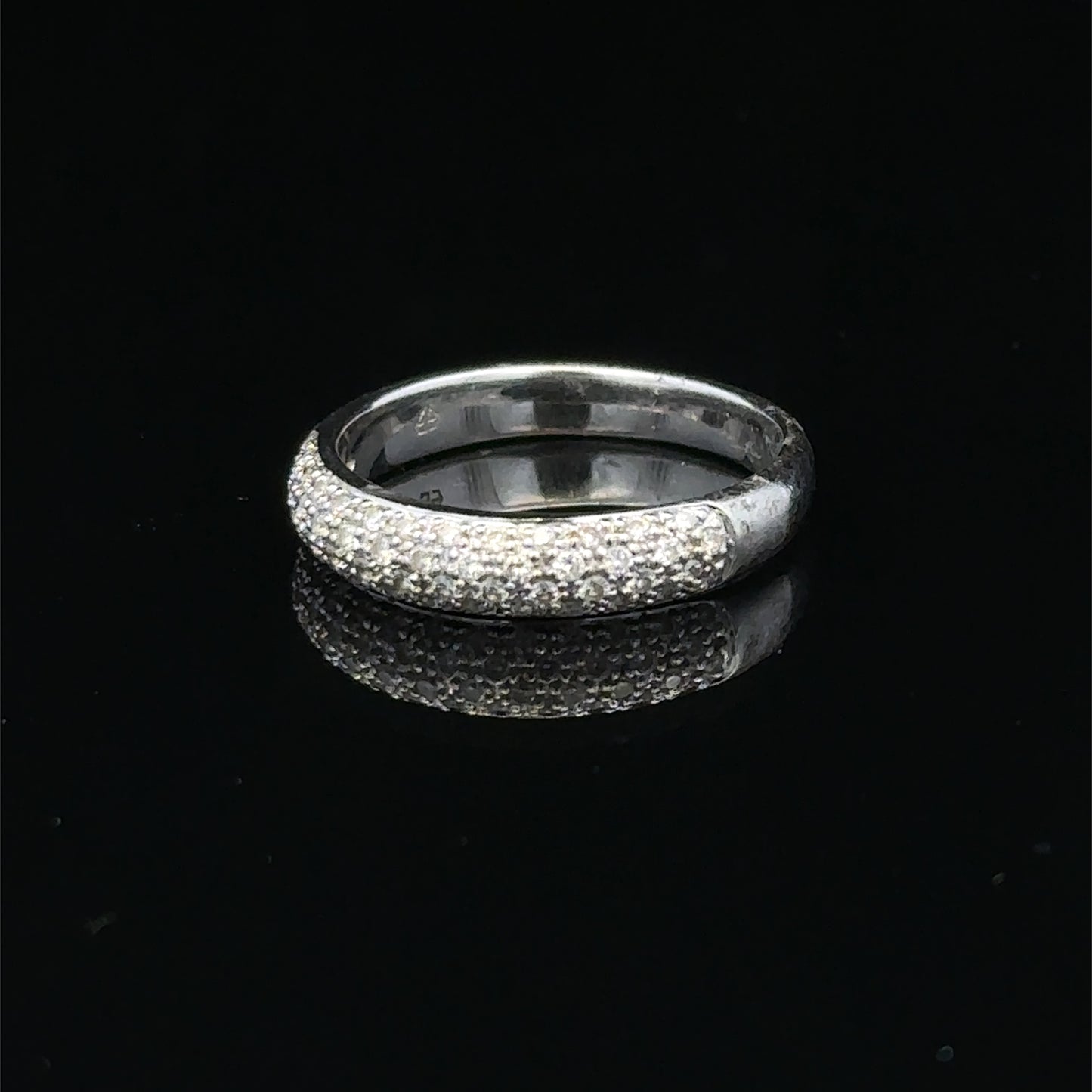 14ct white gold diamond ring  sh27476b