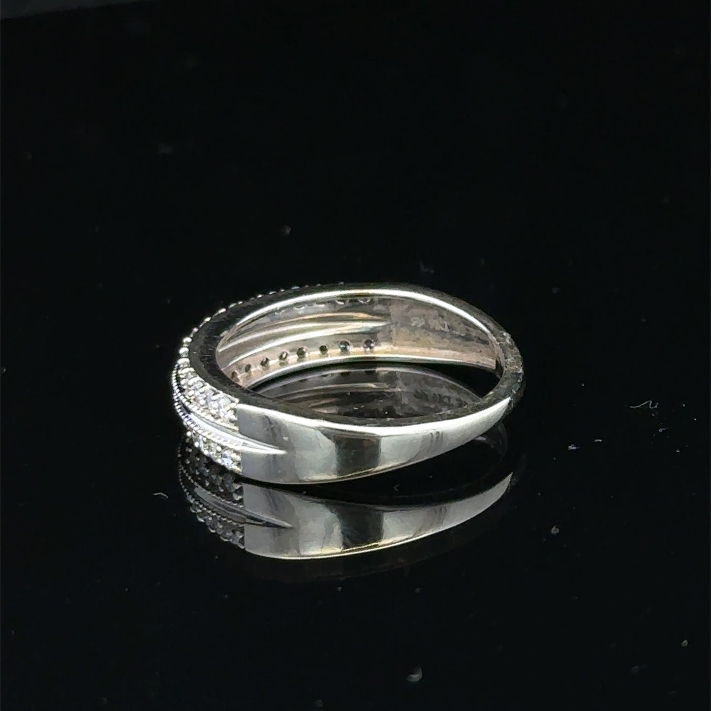 9ct white gold diamond ring sh25598l