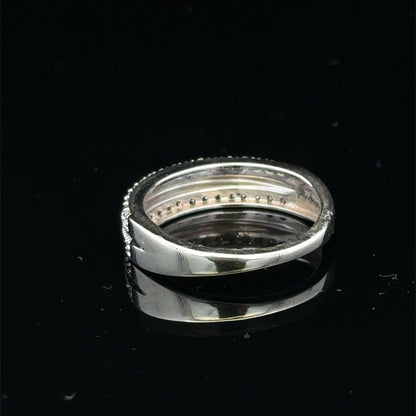 9ct white gold diamond ring sh25598l
