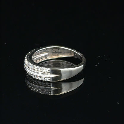 9ct white gold diamond ring sh25598l
