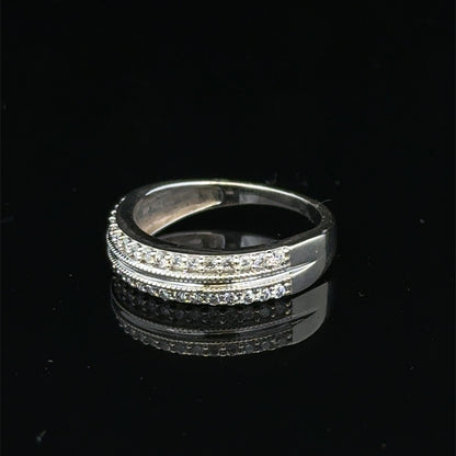 9ct white gold diamond ring sh25598l