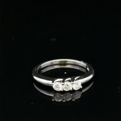 18ct white gold diamond ring sh26659b