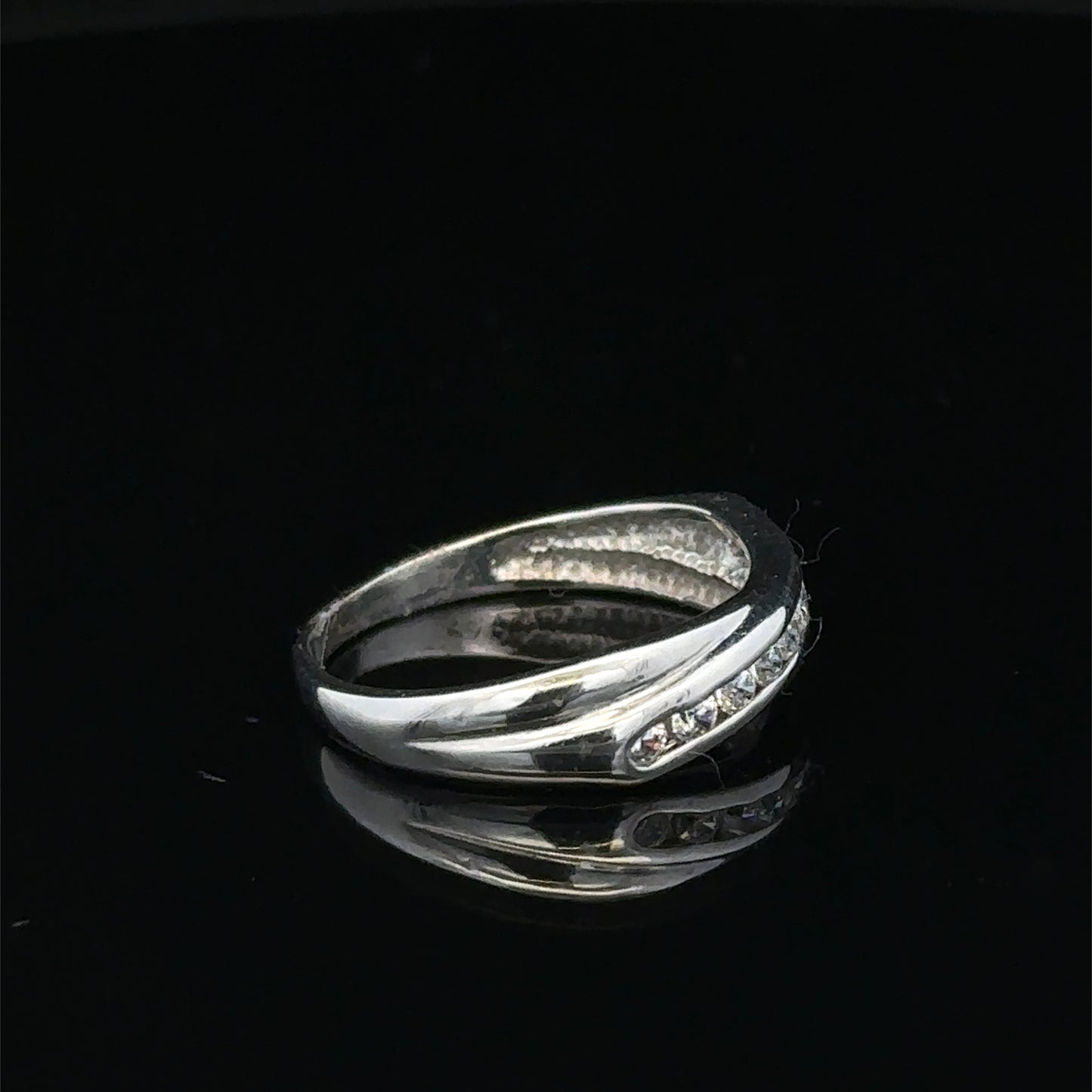 9ct white gold diamond ring sh27206b