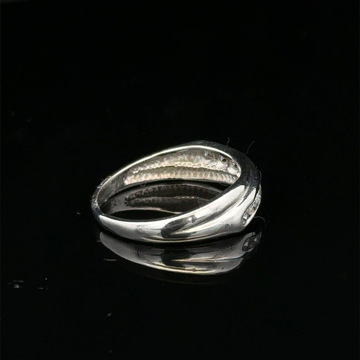 9ct white gold diamond ring sh27206b