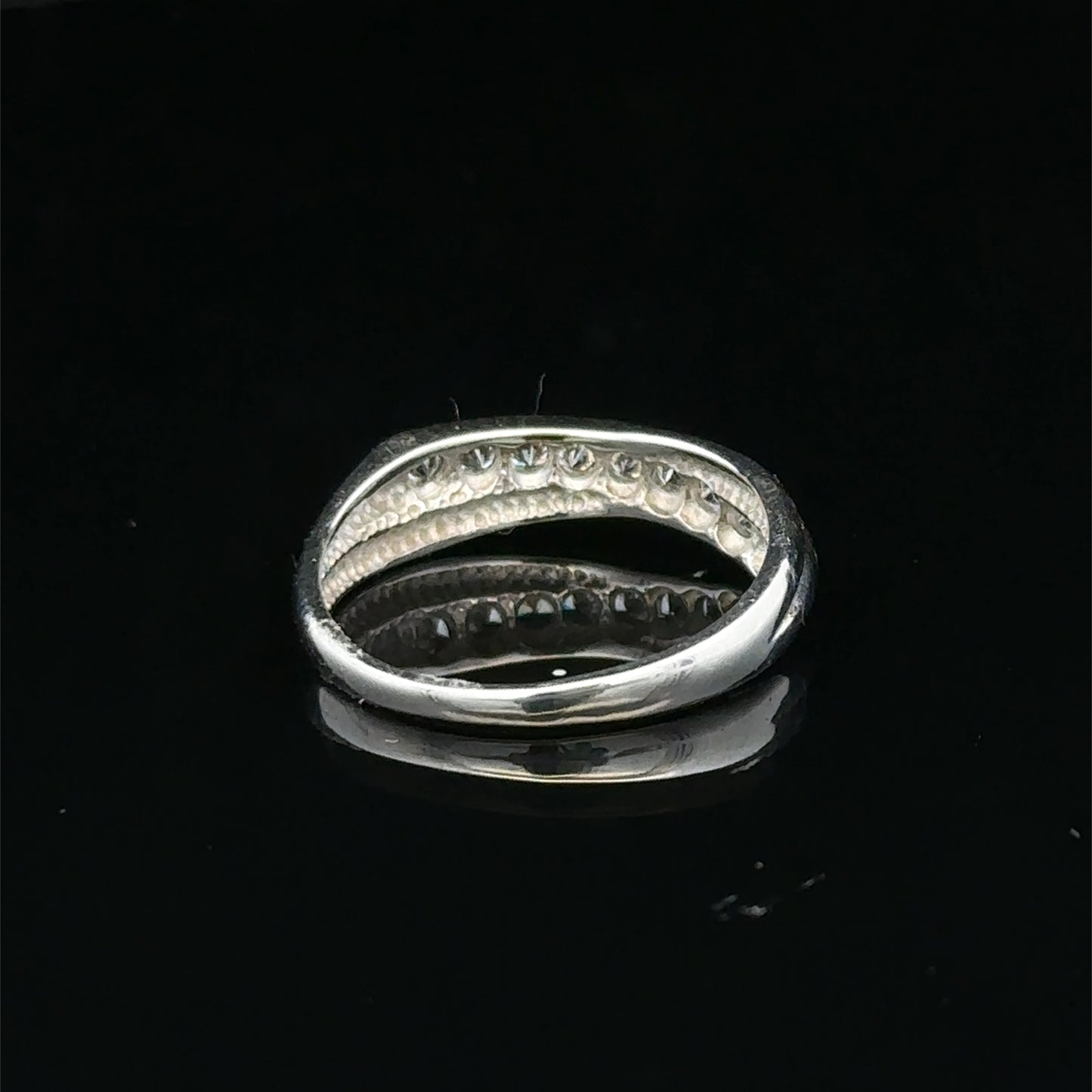 9ct white gold diamond ring sh27206b