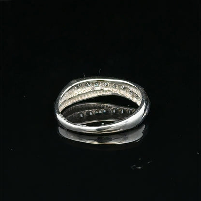 9ct white gold diamond ring sh27206b