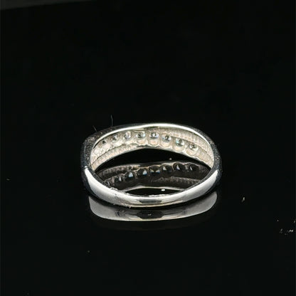 9ct white gold diamond ring sh27206b