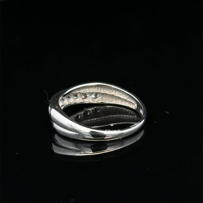 9ct white gold diamond ring sh27206b