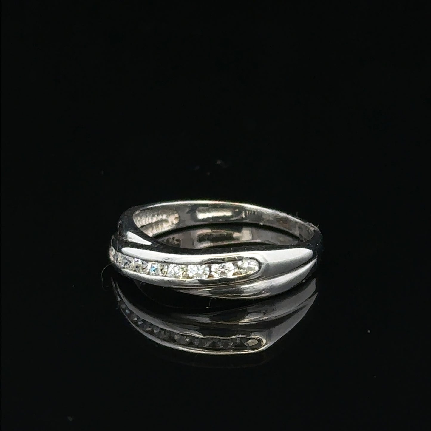 9ct white gold diamond ring sh27206b