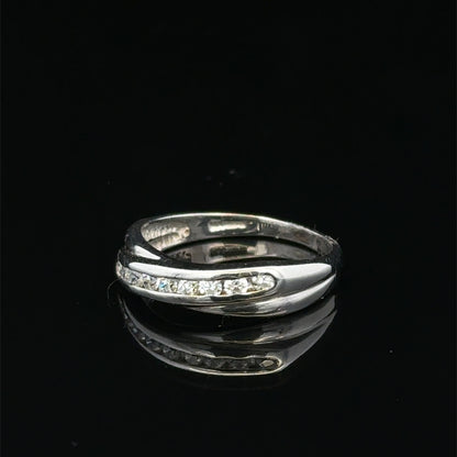 9ct white gold diamond ring sh27206b