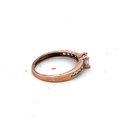 9ct rose gold ring size K (sh27390b)