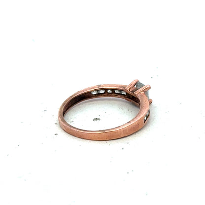 9ct rose gold ring size K (sh27390b)