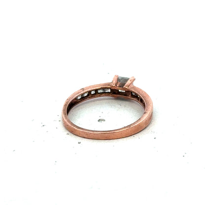 9ct rose gold ring size K (sh27390b)