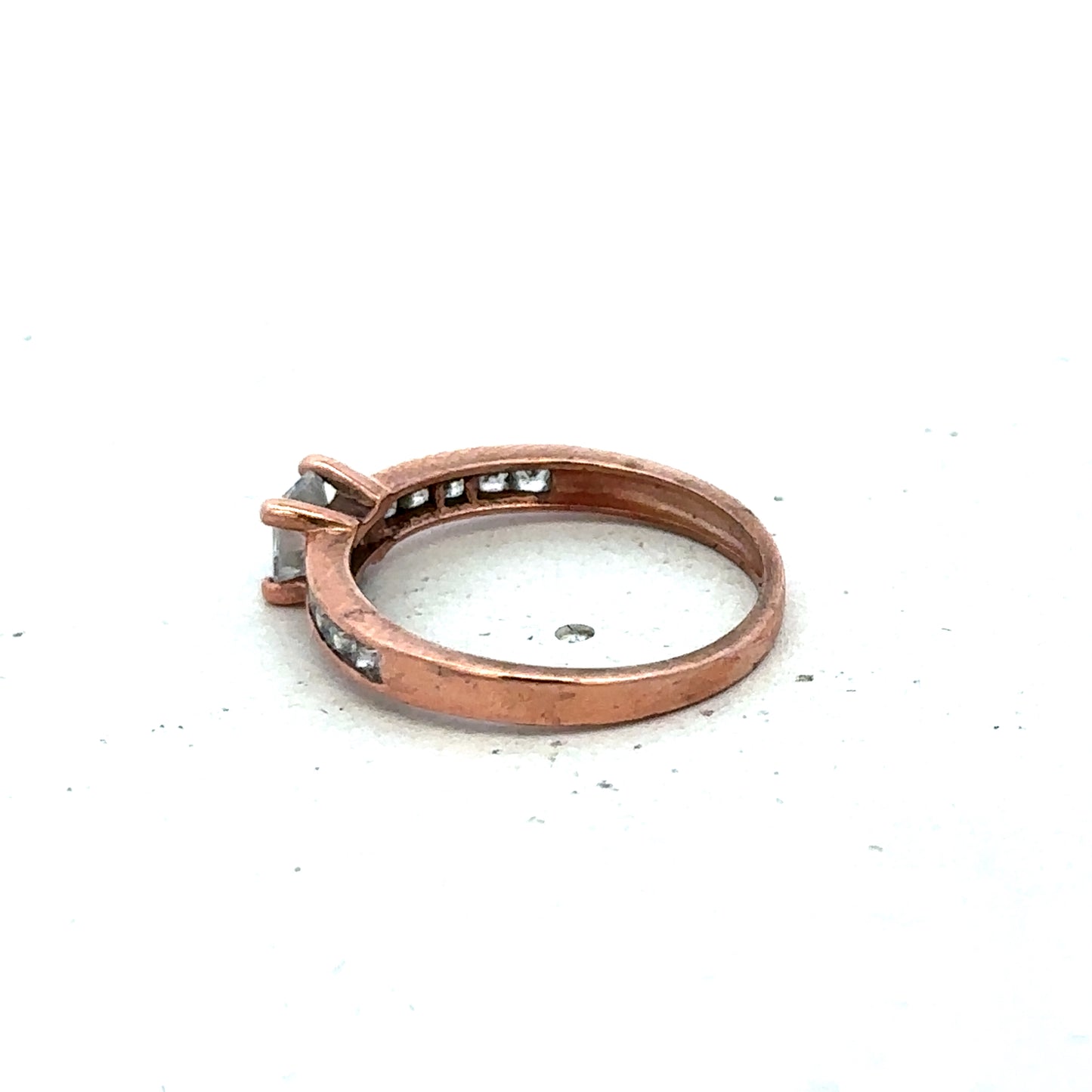 9ct rose gold ring size K (sh27390b)