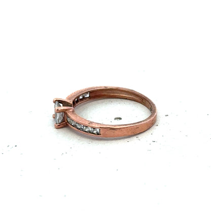 9ct rose gold ring size K (sh27390b)