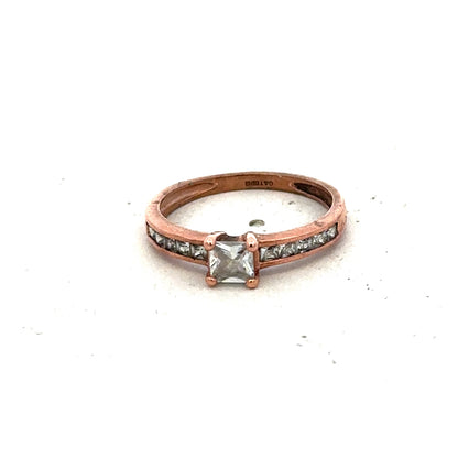 9ct rose gold ring size K (sh27390b)