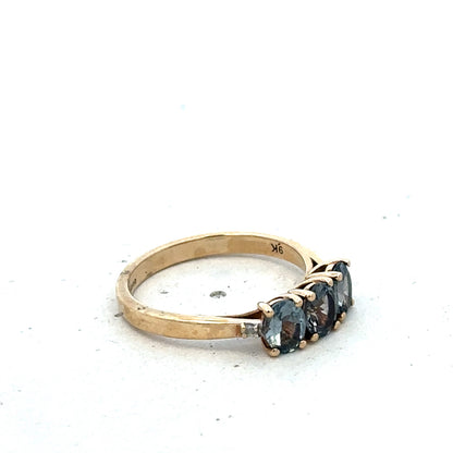 9ct yellow gold ring size L (sh25679l)