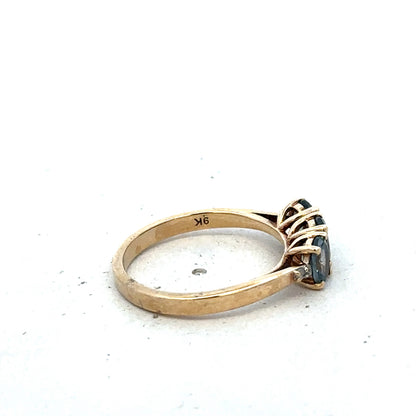9ct yellow gold ring size L (sh25679l)