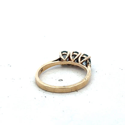 9ct yellow gold ring size L (sh25679l)