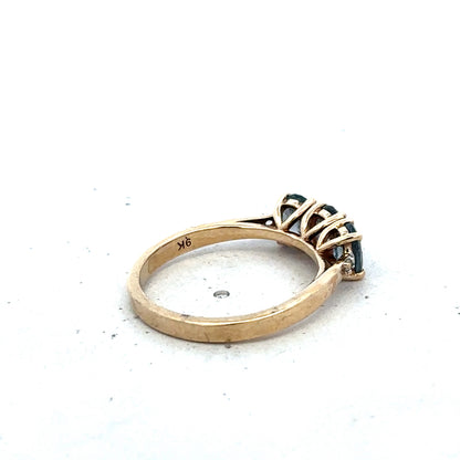 9ct yellow gold ring size L (sh25679l)