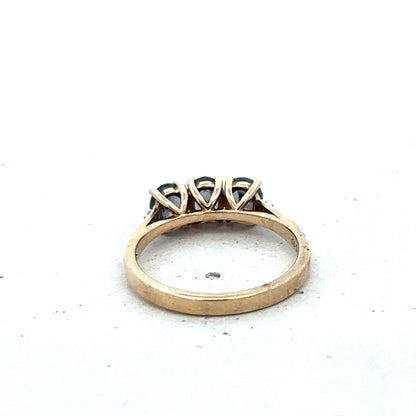 9ct yellow gold ring size L (sh25679l)