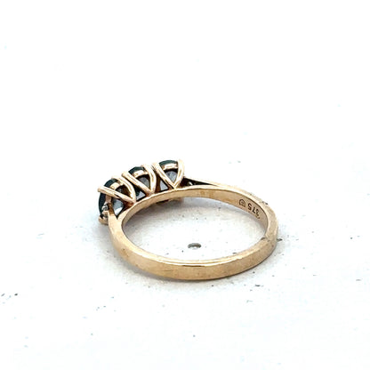 9ct yellow gold ring size L (sh25679l)