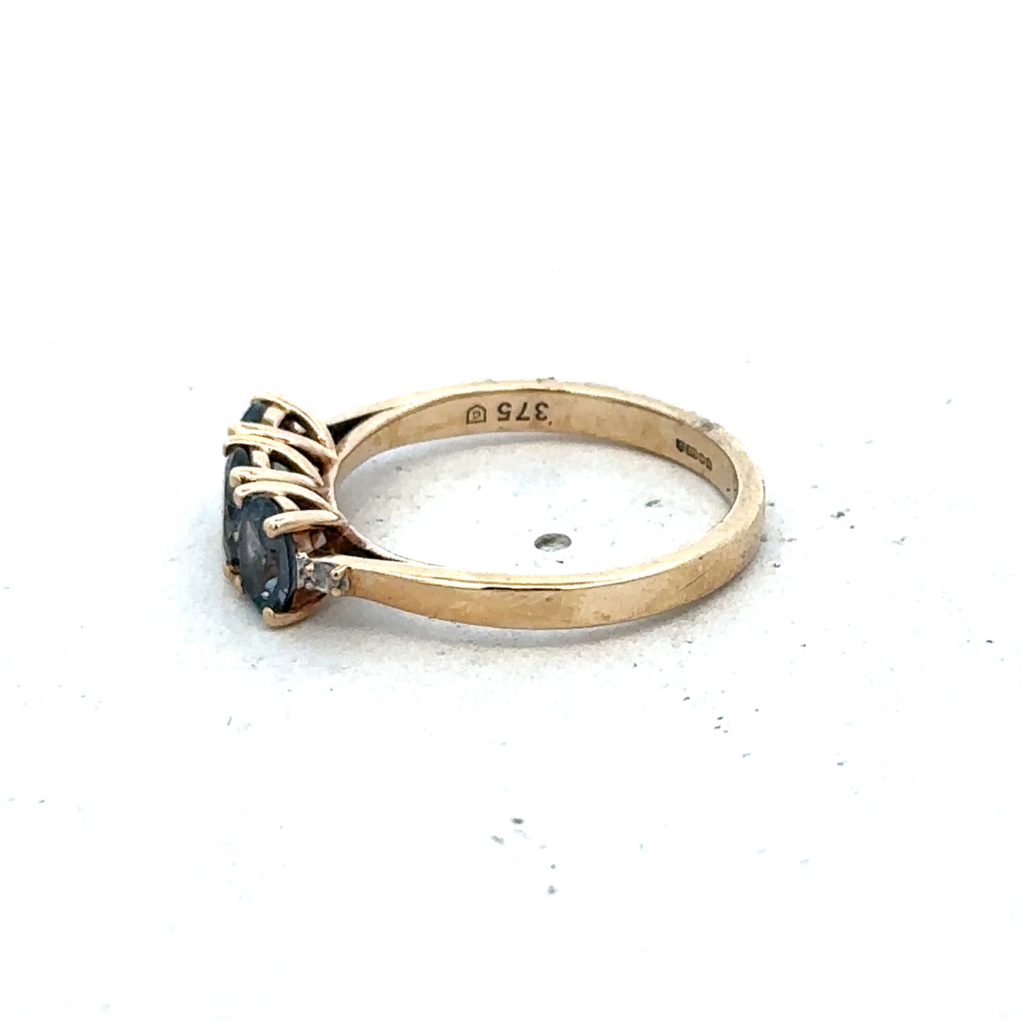 9ct yellow gold ring size L (sh25679l)