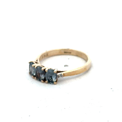9ct yellow gold ring size L (sh25679l)