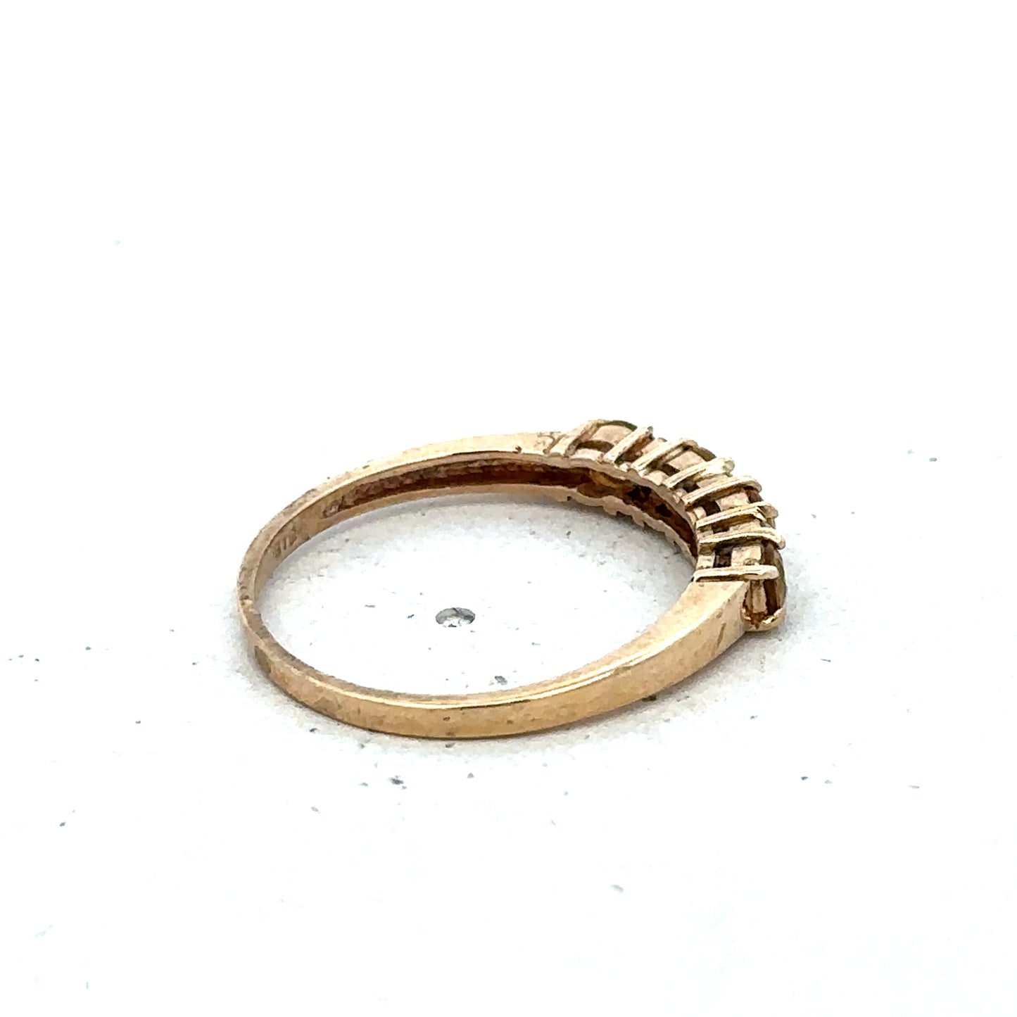 9ct yellow gold ring size N (sh25588l)