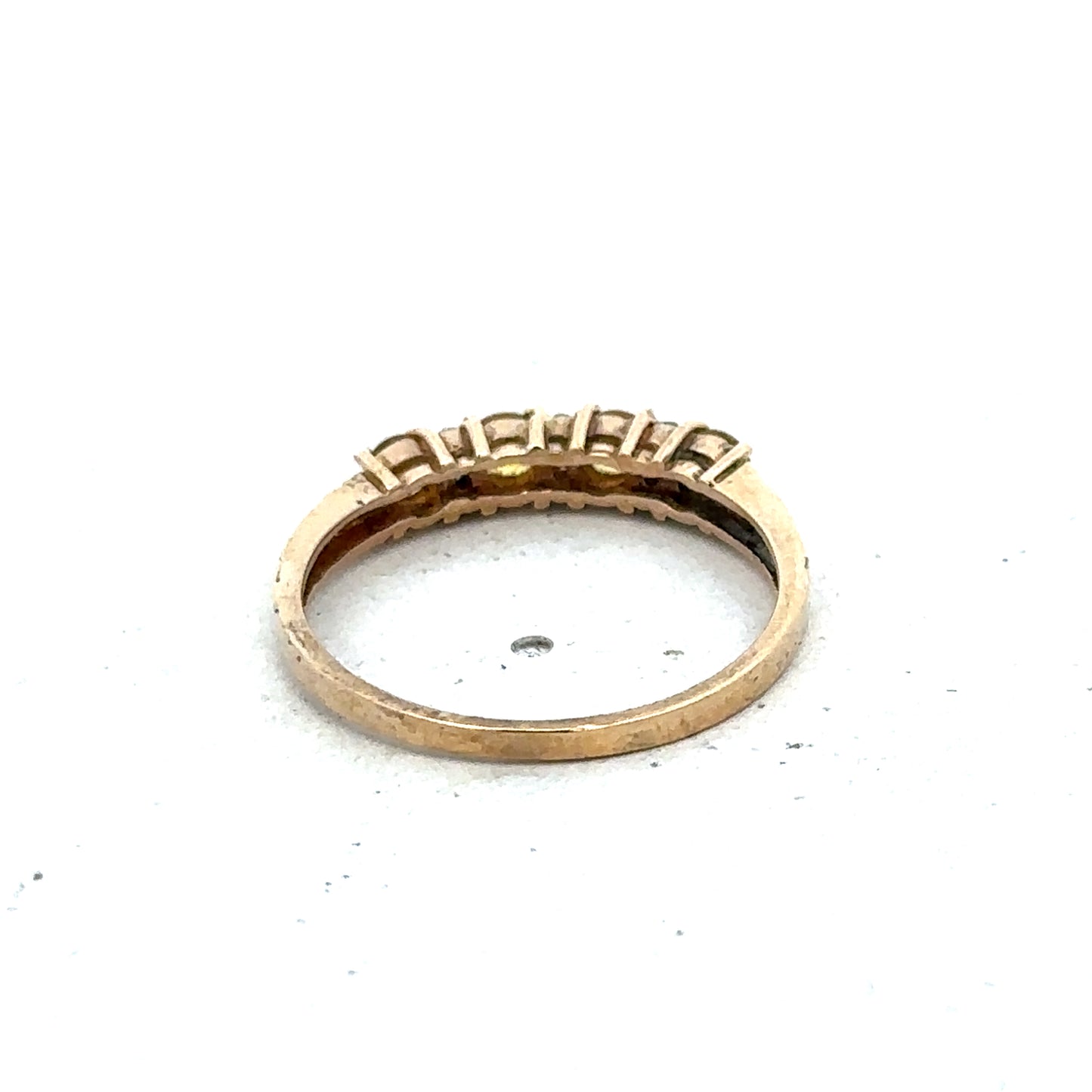 9ct yellow gold ring size N (sh25588l)
