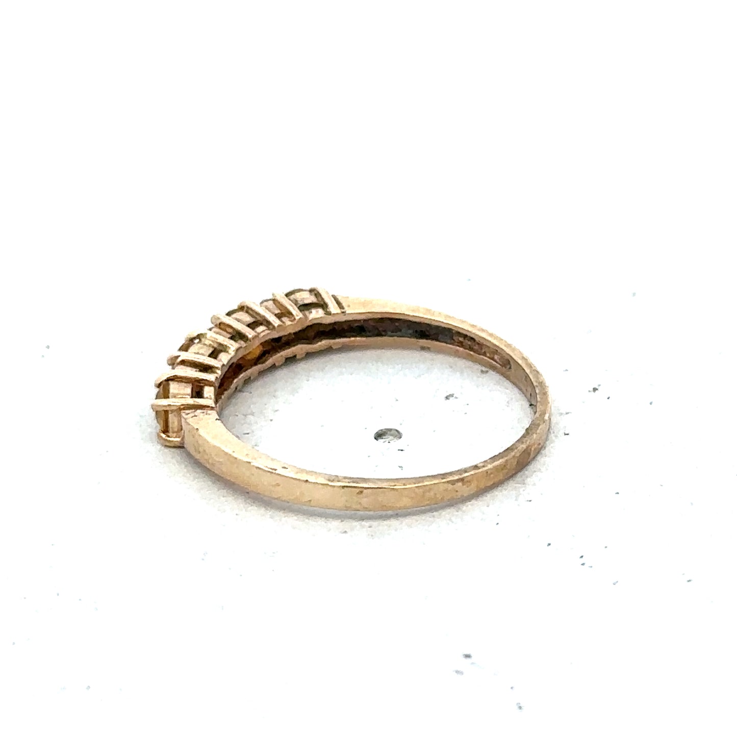 9ct yellow gold ring size N (sh25588l)