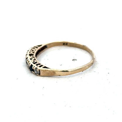 9ct yellow gold ring size Q (sh25636l)