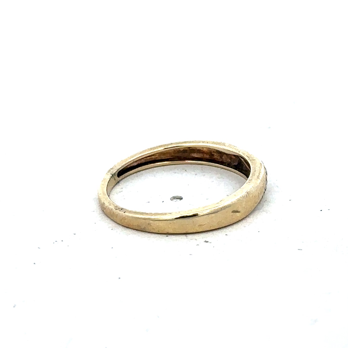 9ct yellow gold diamond ring size N (sh25634l)