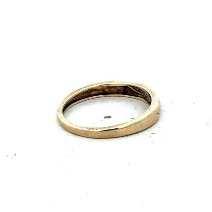 9ct yellow gold diamond ring size N (sh25634l)