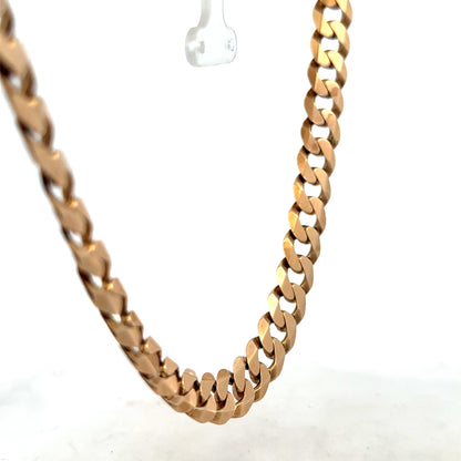 9ct yellow gold curb chain 98.4g (sh25730l)