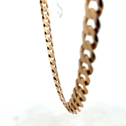 9ct yellow gold curb chain 98.4g (sh25730l)