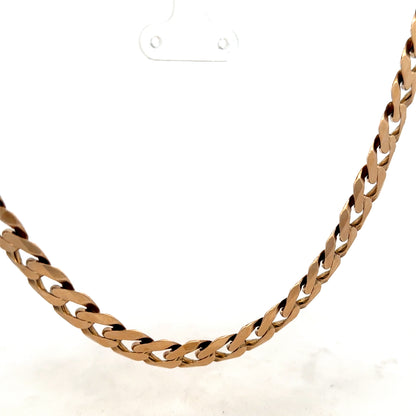 9ct yellow gold curb chain 98.4g (sh25730l)